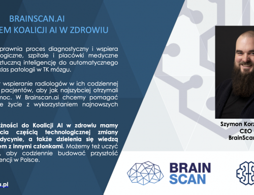 BrainScan członkiem głównym Koalicji AI w Zdrowiu